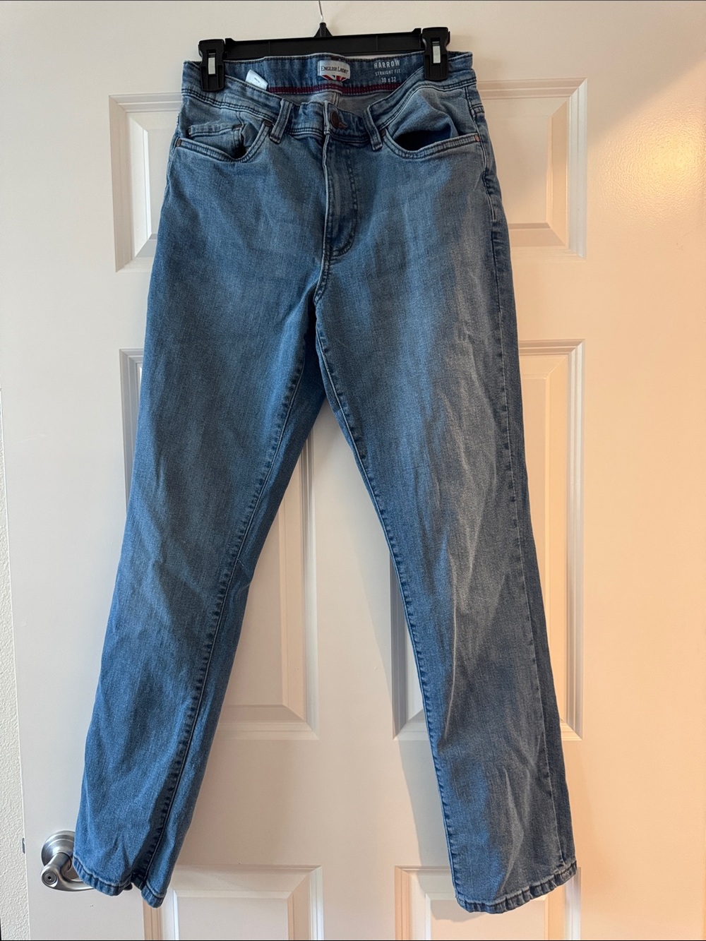 English Laundry Men's Straight Jeans - Medium Blue Denim